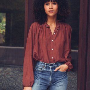 NWT Mille Francesca Top - Canelle Voile/XS